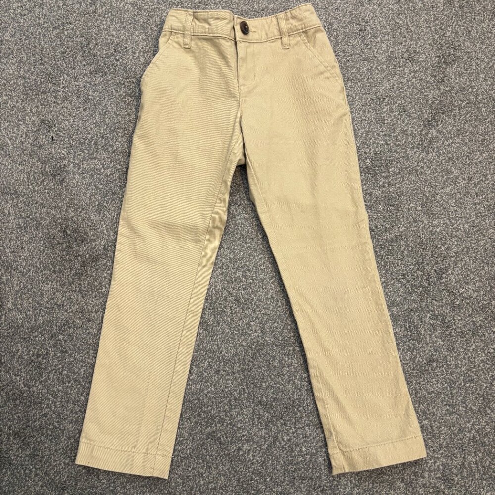 Old Navy khaki skinny pants, adjustable back elastic waistband